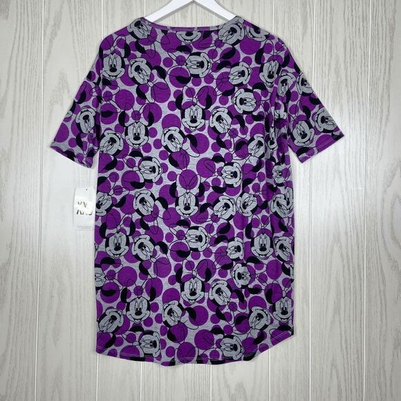 LuLaRoe Classic Mickey Mouse Disney T-Shirt Top Women's Purple Size XXS NWT - Picture 6 of 6